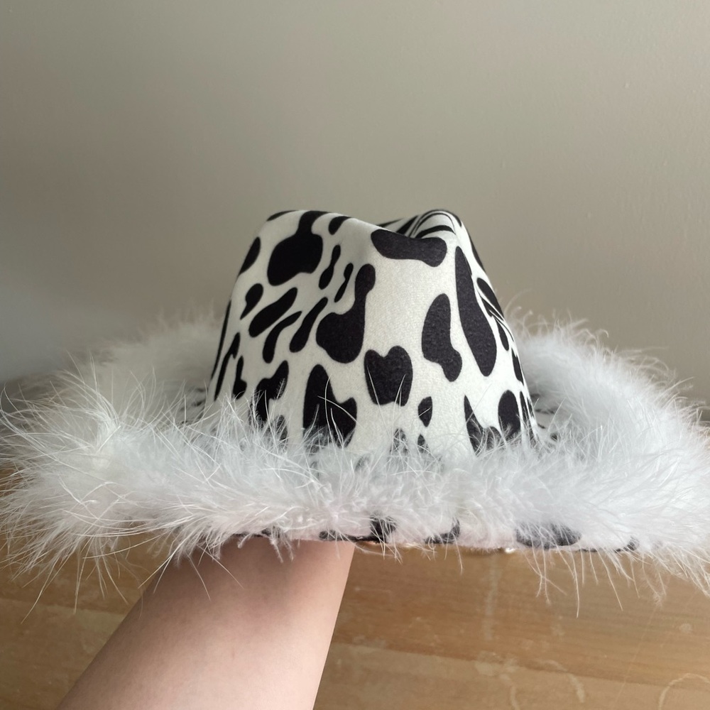 Fuzzy cowboy hat